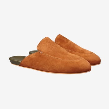 Inabo Brown Suede Men Slowfer Front