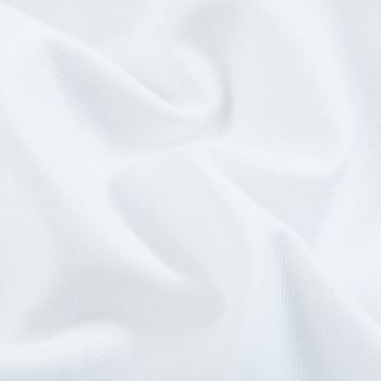 Drake's White Classic Pinpoint Cotton Oxford BD Shirt Fabric