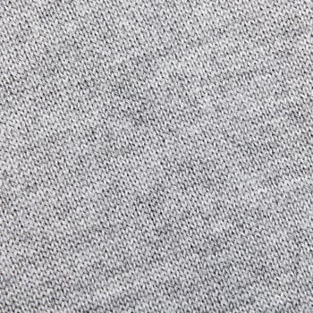 Gran Sasso Light Grey Extra Fine Merino Roll Neck Fabric
