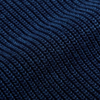 Gran Sasso Blue Melange Linen Cotton Cardigan Fabric