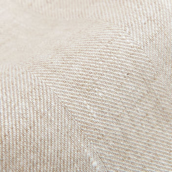 Lardini Beige Linen Herringbone Safari Jacket Fabric