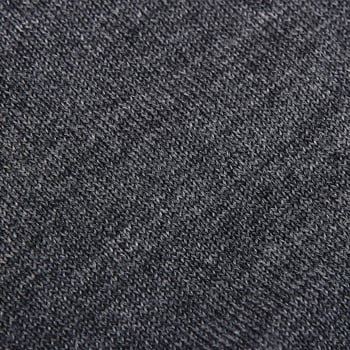 Morgano Grey Extrafine Merino Wool Mockneck Fabric