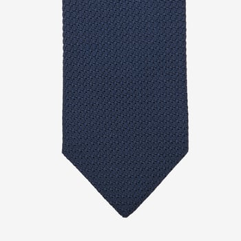 Drake's Blue Lined Large Knot Grenadine Tie Tip