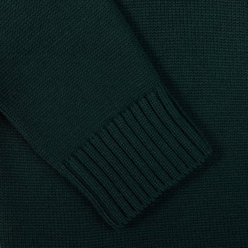 Gran Sasso Green Merino Wool Button Cardigan Cuff1