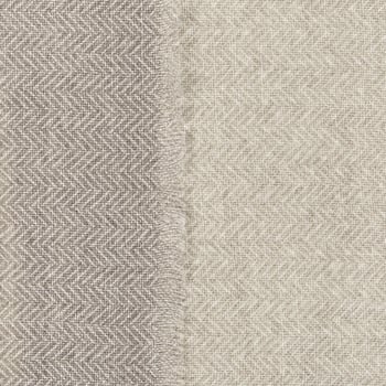 Stenströms Beige Brown Printed Wool Scarf Tassel