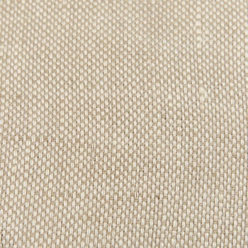 Amanda Christensen Light Beige Melange Linen Lined Tie Fabric