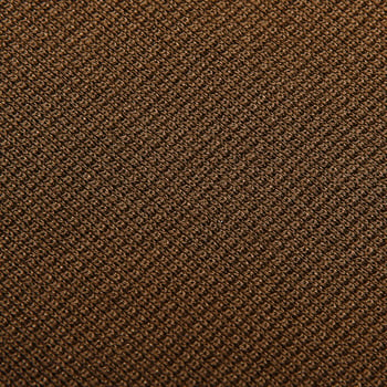 Morgano Brown Capri Collar Silk Polo Shirt Fabric