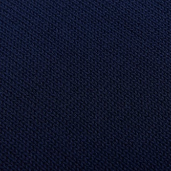 Stenströms Navy Blue Cotton Mockneck Sweater Fabric