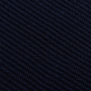 Sunspel Navy Blue Cotton Rack Stitch Knitted Cardigan Fabric