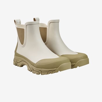 Tretorn Taupe Beige Garpa Offroad Chelsea Boots Front