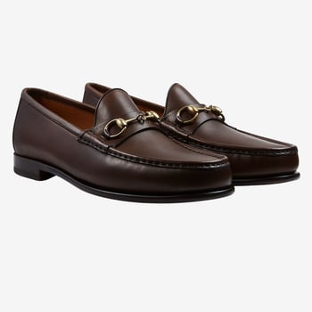 Carmina Brown Funchal Leather Xim Horsebit Loafers Feature