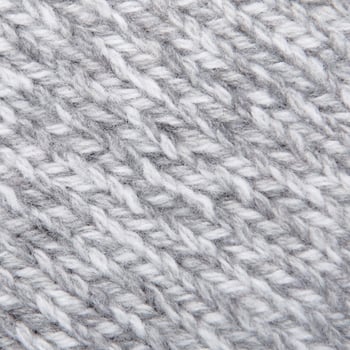 Gran Sasso Grey Melange Wool Quarter Button Sweater Fabric