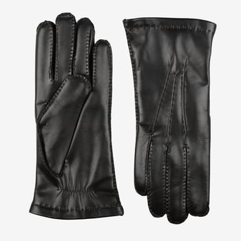 Hestra Black Hairsheep Cashmere Lined Gloves Feature