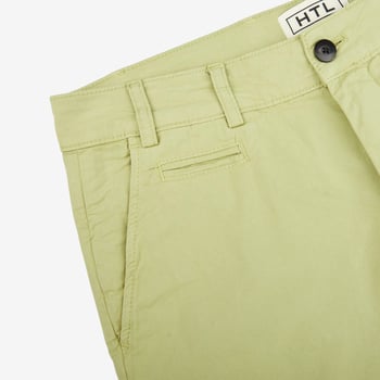 Hiltl Bright Green Cotton Stretch Shorts Edge