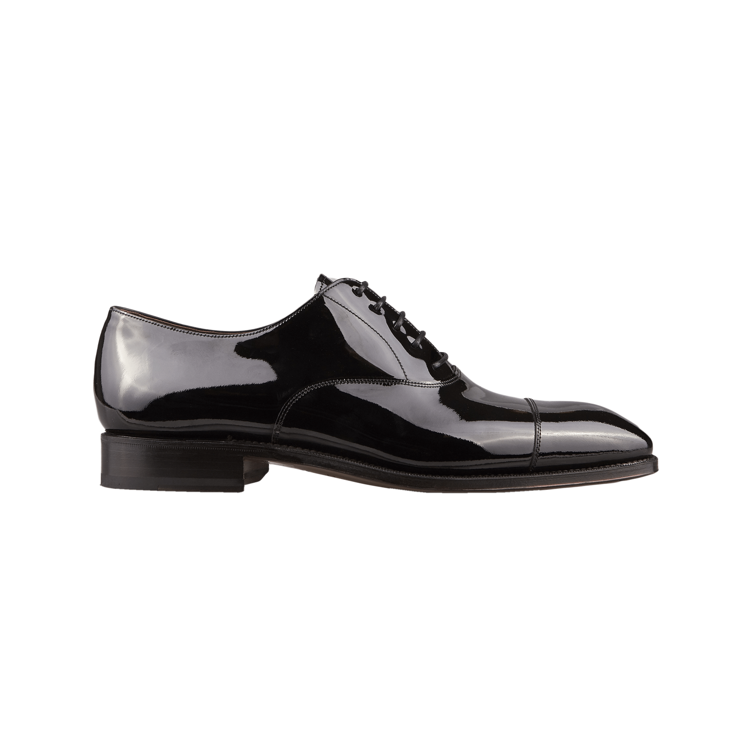 Carmina - Black Simpson Patent Leather Oxford Shoes | Baltzar