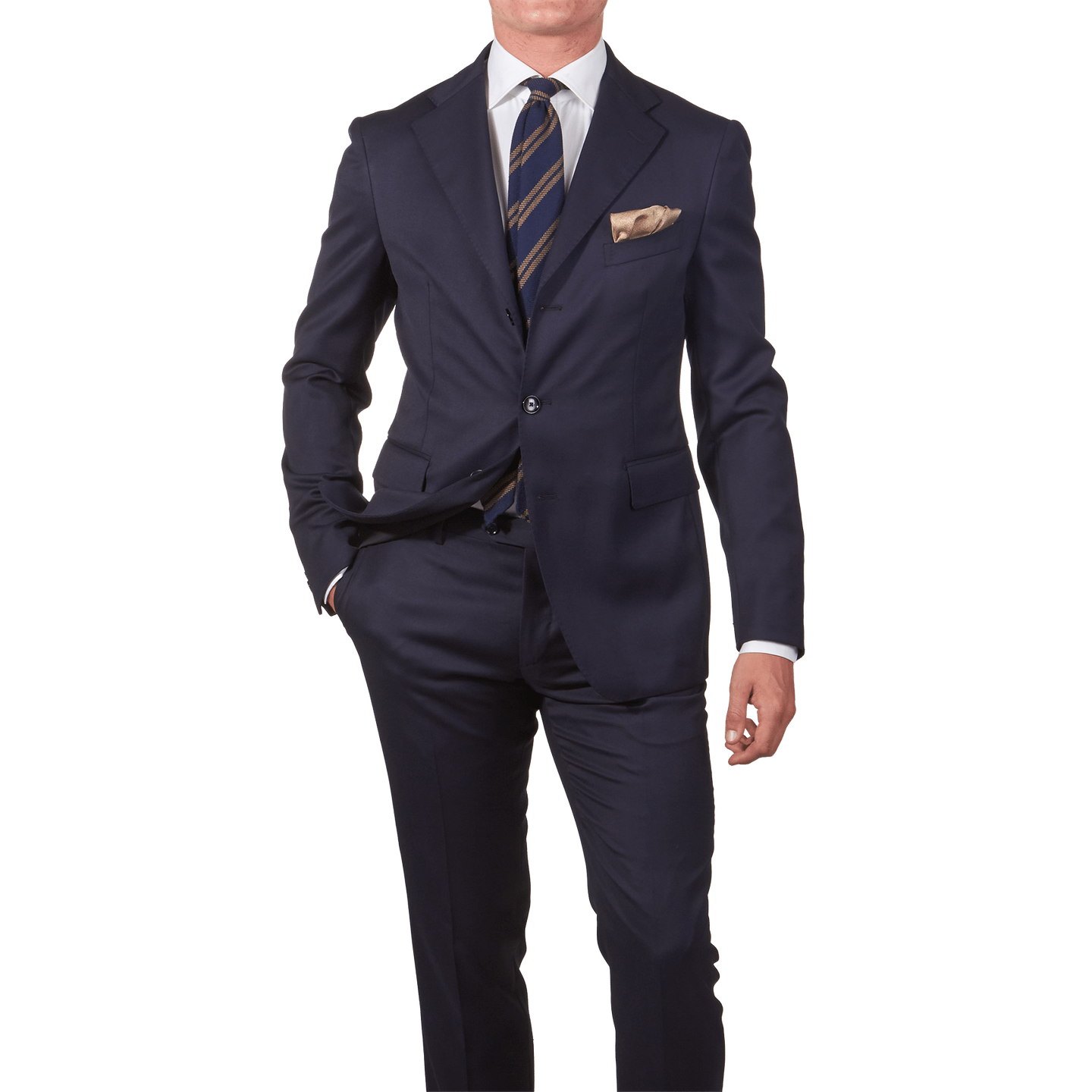 Tagliatore - Navy Cavalry Twill Suit | Baltzar - Fine Clothes for Men