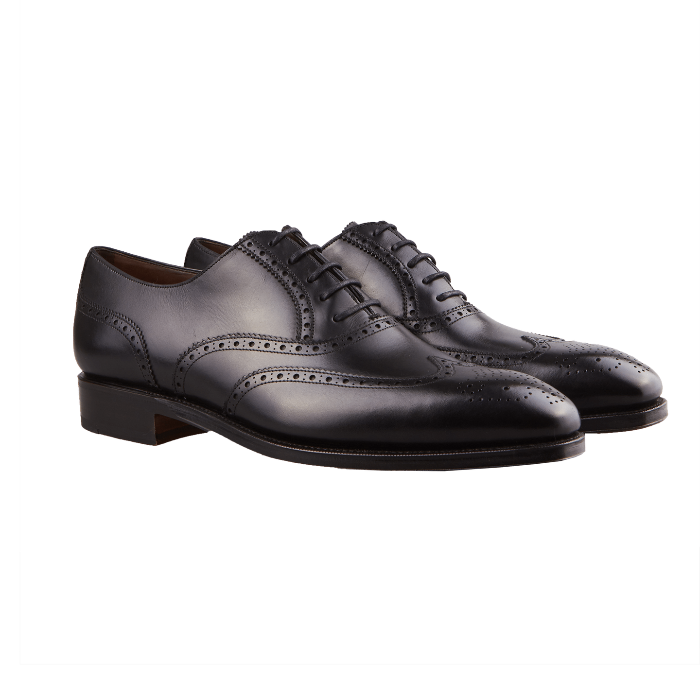 Carmina - Black Full Brogue Rain Oxford Shoes | Baltzar