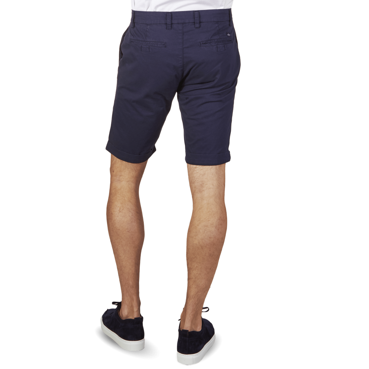 Mason's Navy Cotton Shorts Baltzar