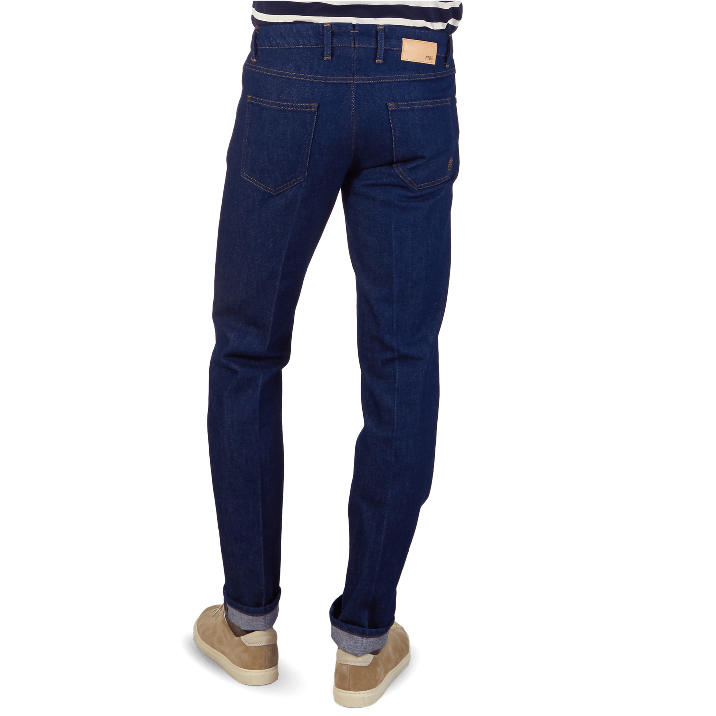 PT Torino - PT05 Navy Blue Straight Leg Cotton Jeans | Baltzar