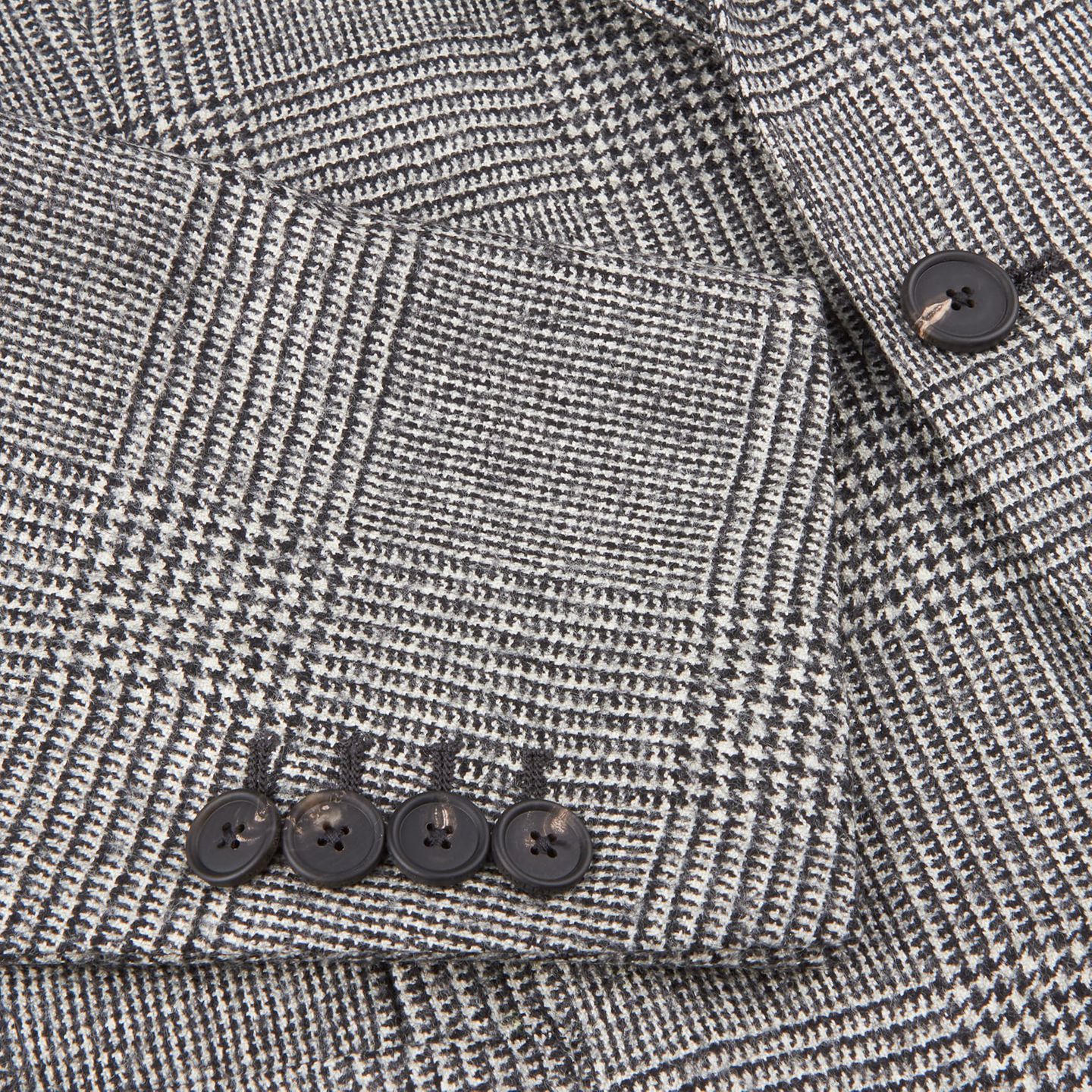 Tagliatore - Grey Prince of Wales Wool Blazer | Baltzar