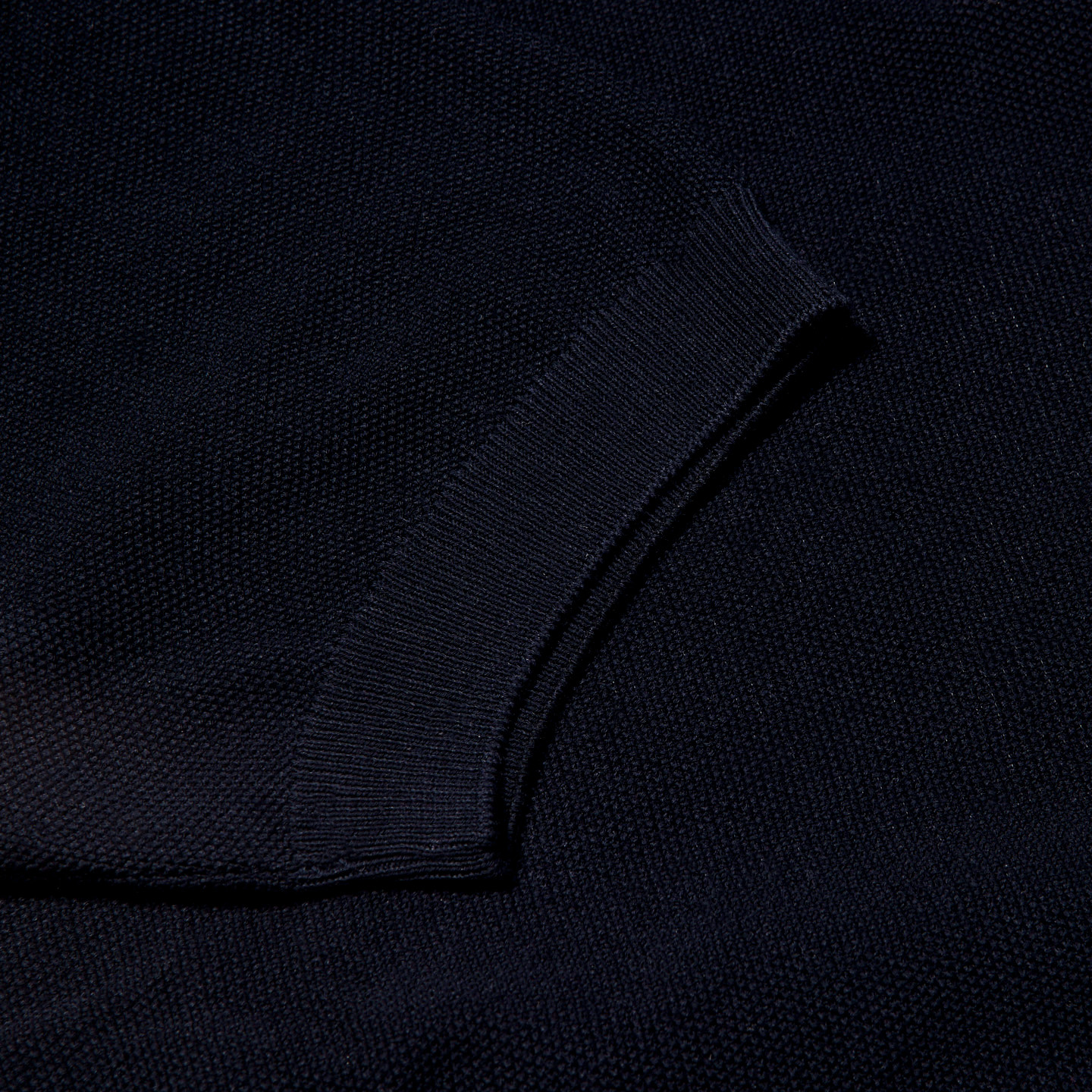 Gran Sasso - Navy Capri Collar Cotton Polo Shirt | Baltzar