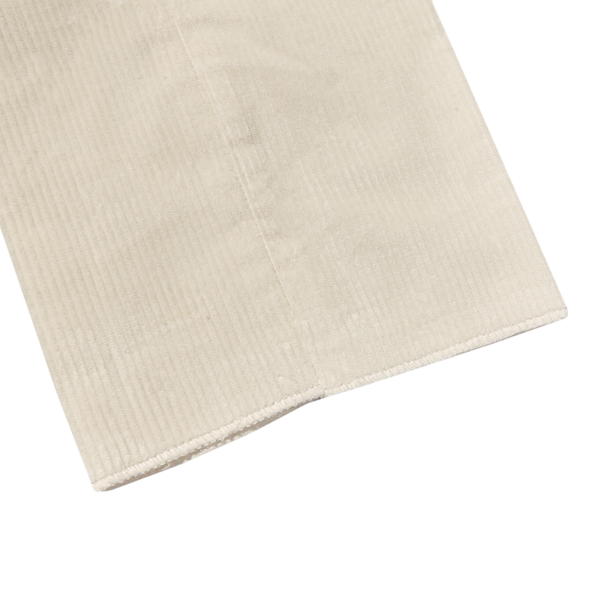 PT Torino - Off White Cotton Corduroy Pleated Trousers | Baltzar