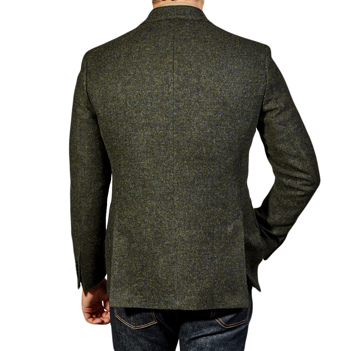 Eduard Dressler - Moss Green Wool Tweed Sendrik Blazer | Baltzar