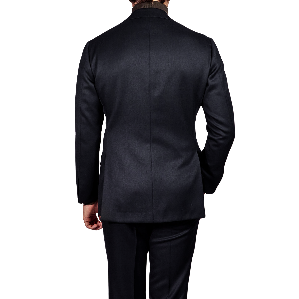 Ring Jacket - Navy Calm Twist Wool Suit | Baltzar