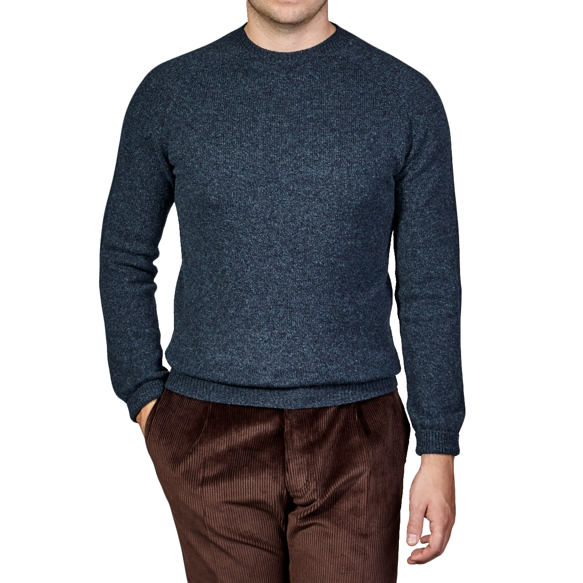sunspel blue jumper