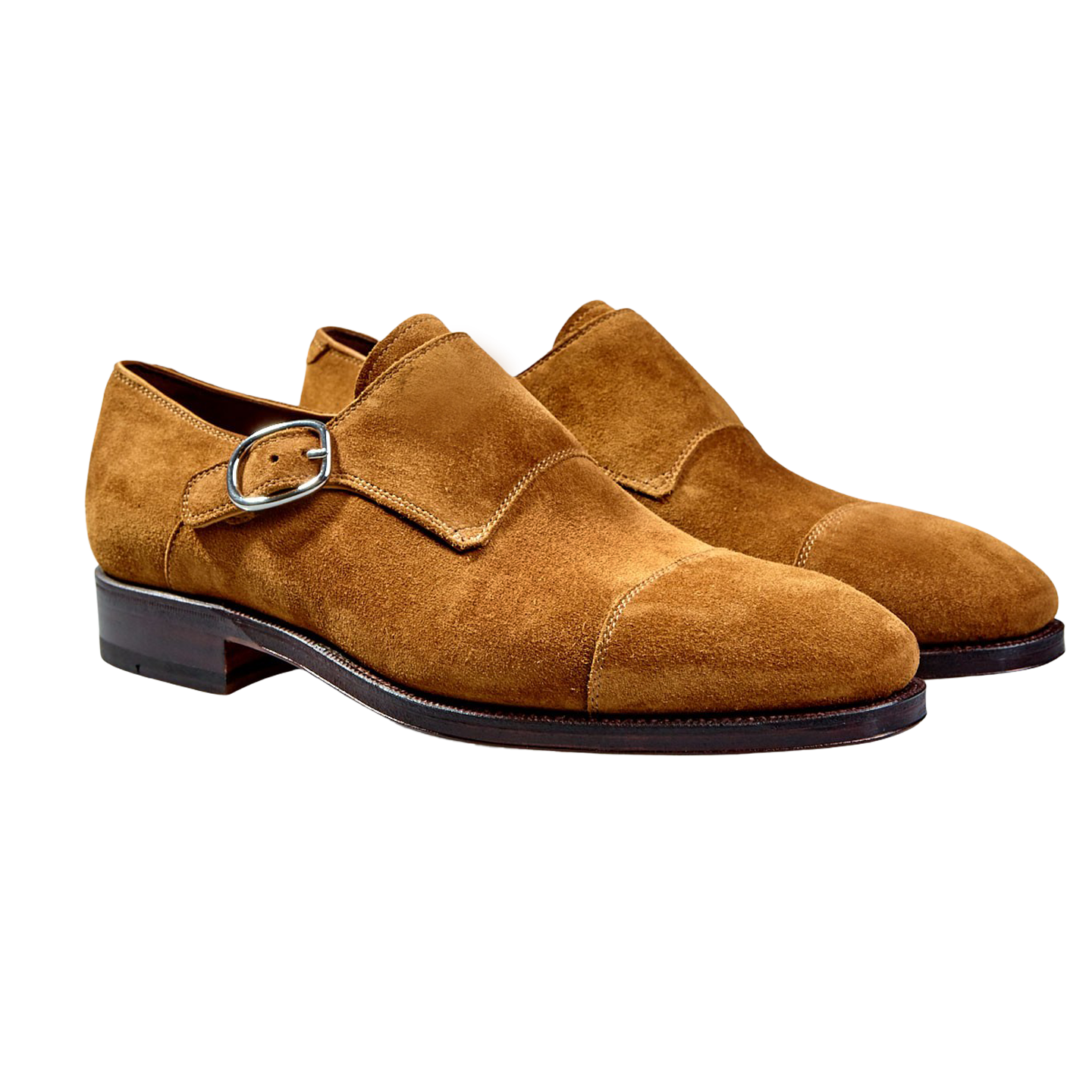 Light Brown Suede Rain Single Monks