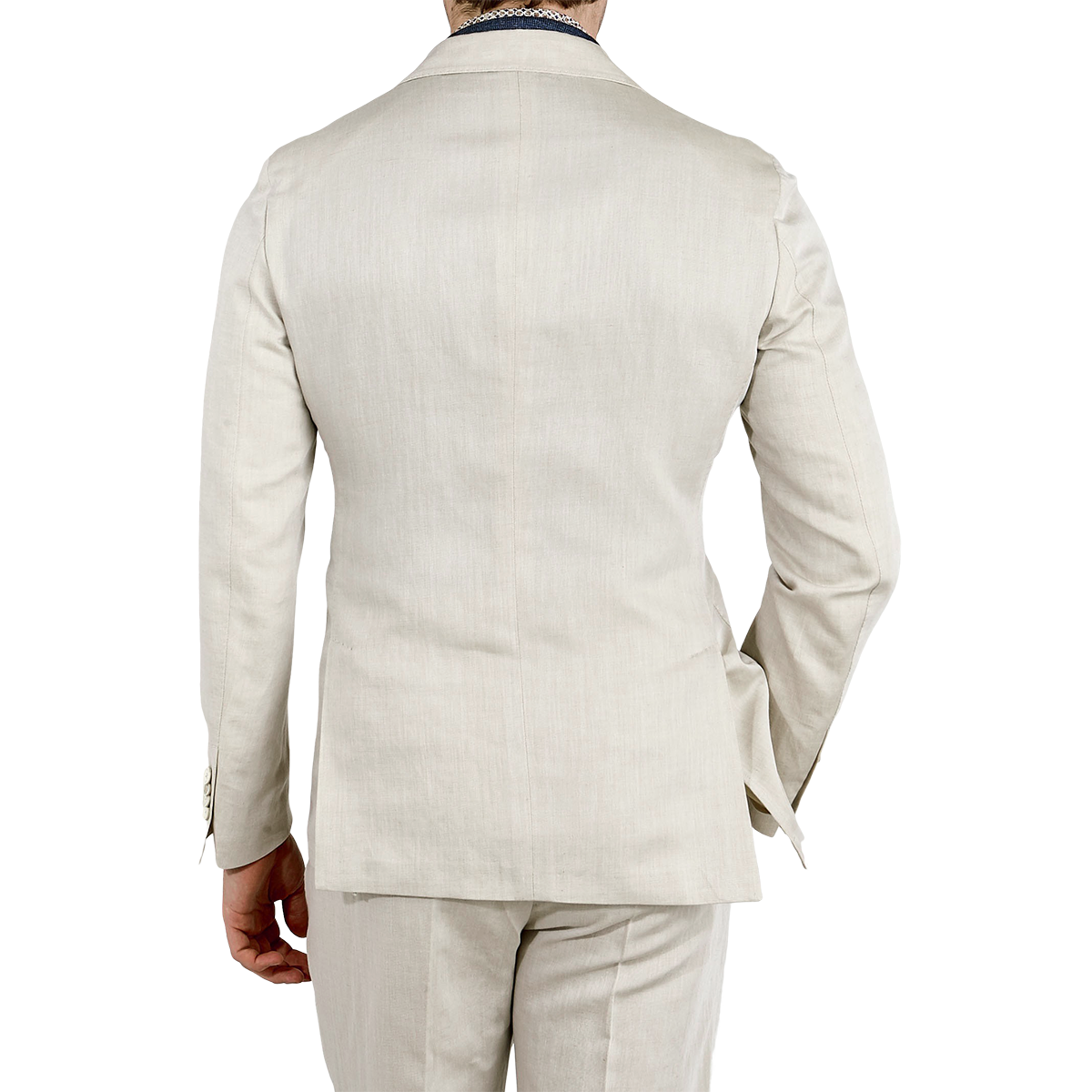 Lardini - Light Beige Linen Cotton Suit | Baltzar