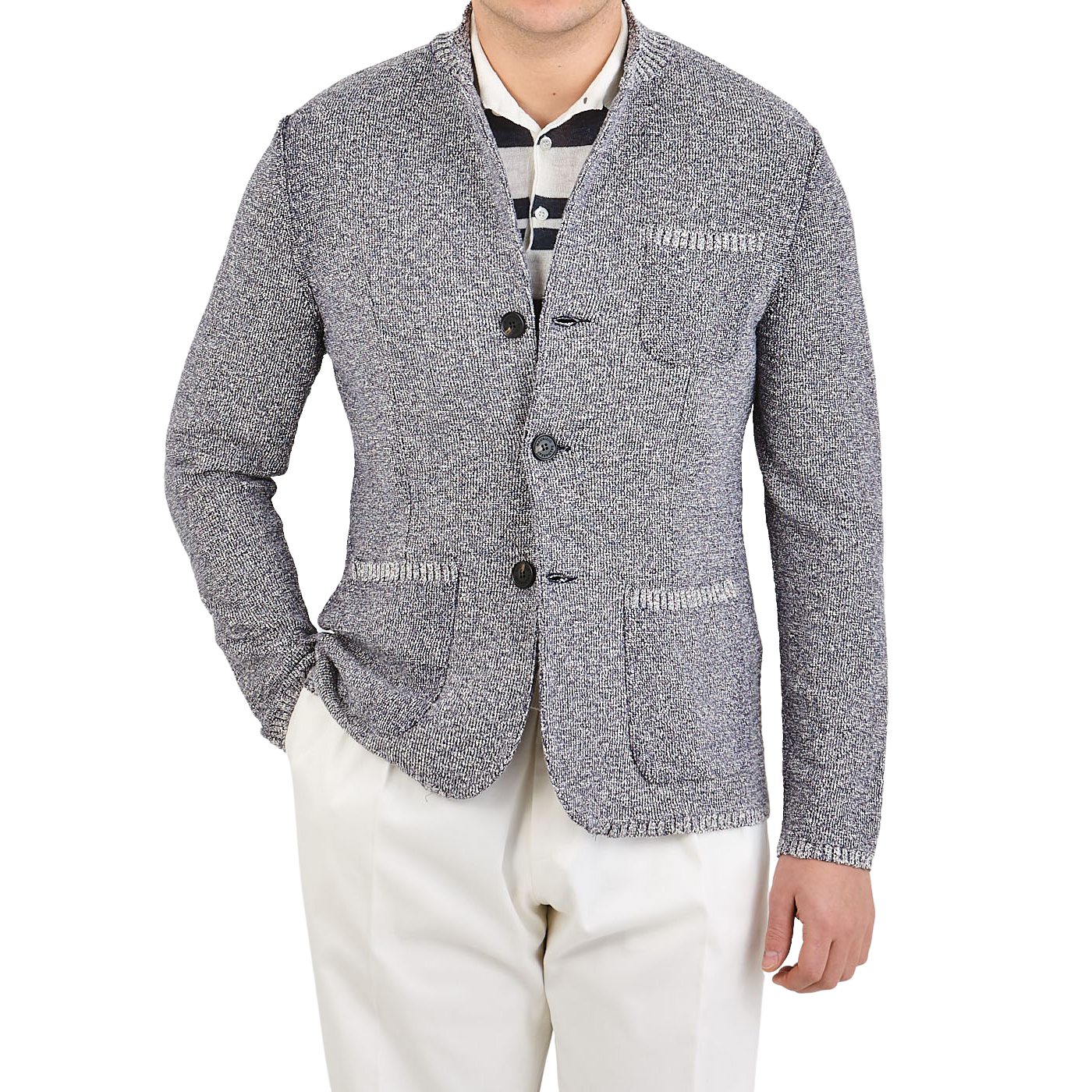 knitted cotton jacket