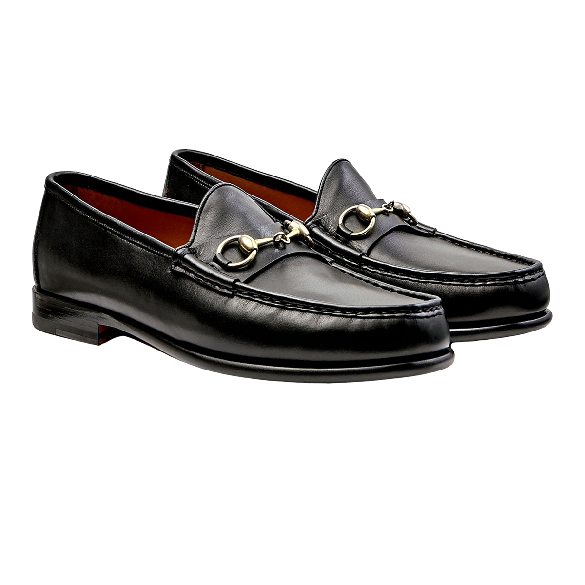 Carmina - Black Funchal Leather Xim Horsebit Loafers | Baltzar
