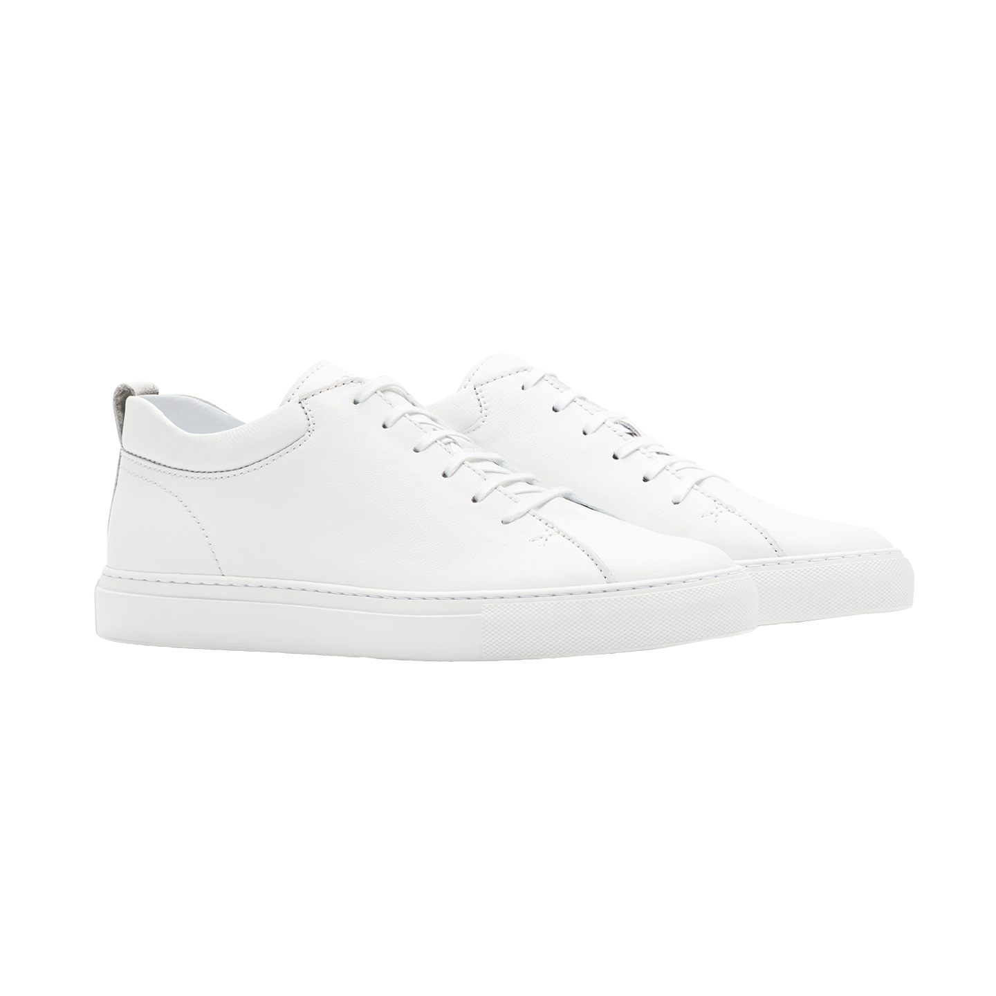 CQP - All White Leather Tarmac Sneakers | Baltzar