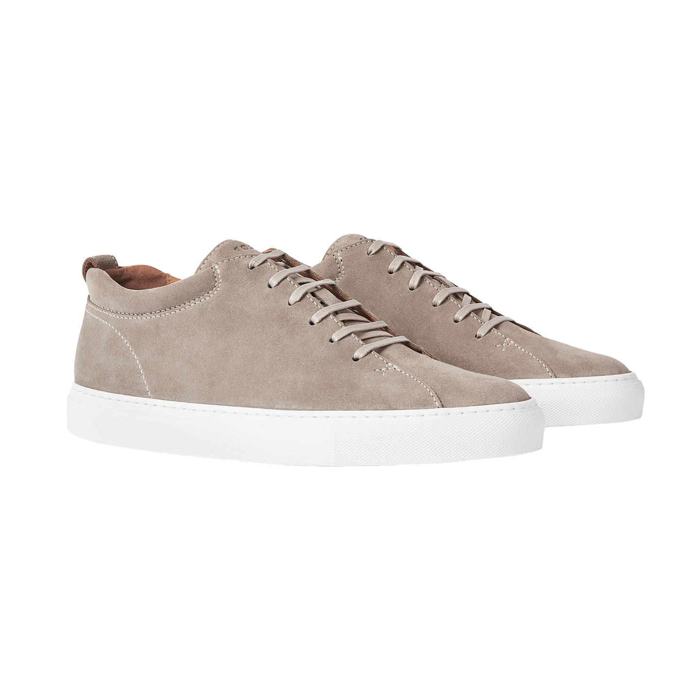 C.QP - Earth Beige Suede Tarmac Sneakers | Baltzar