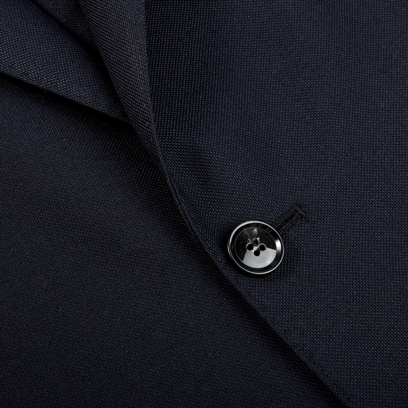 Oscar Jacobson - Navy Basketweave Wool Blend Suit | Baltzar