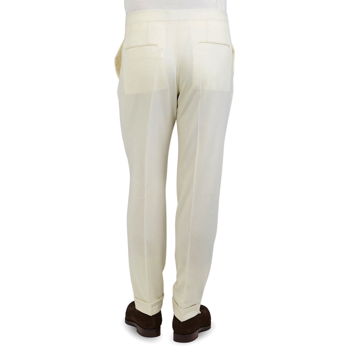 Cream White Flannel Trousers  Sportscoats
