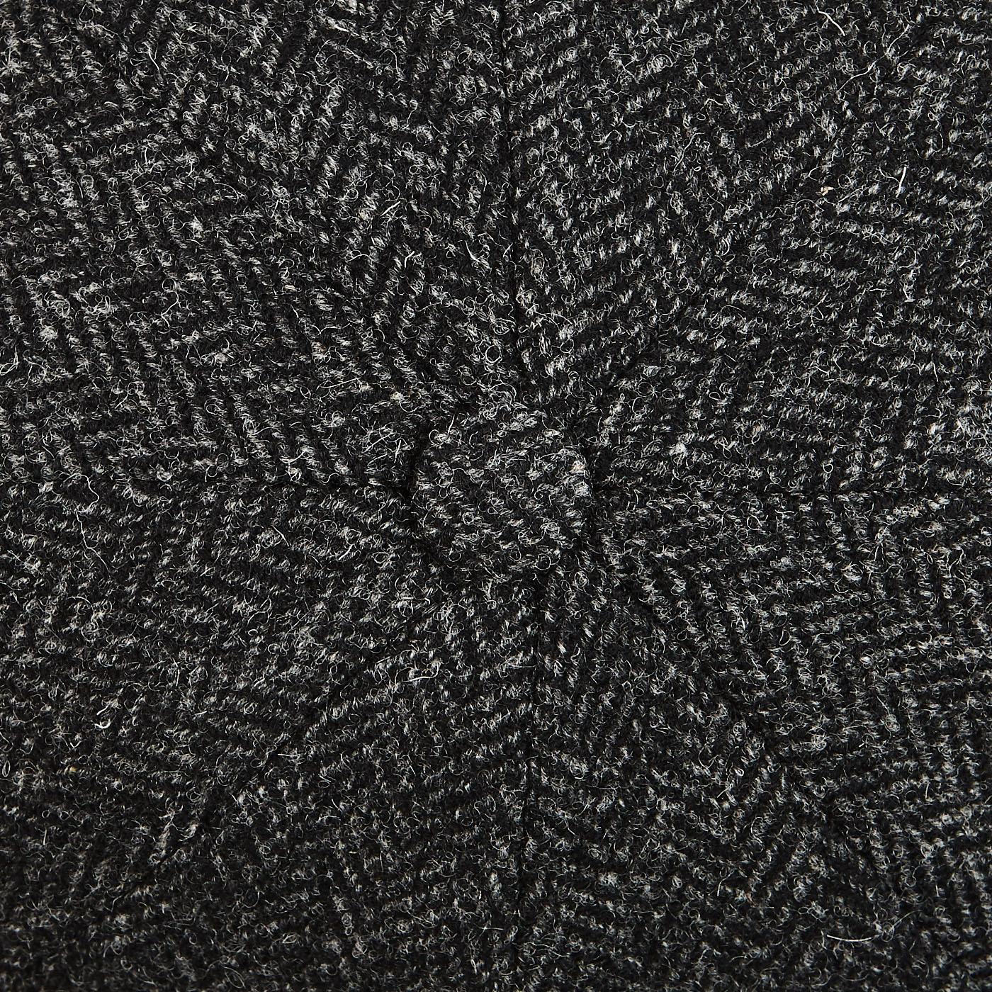 Wigéns - Grey Herringbone Wool Tweed Cap | Baltzar