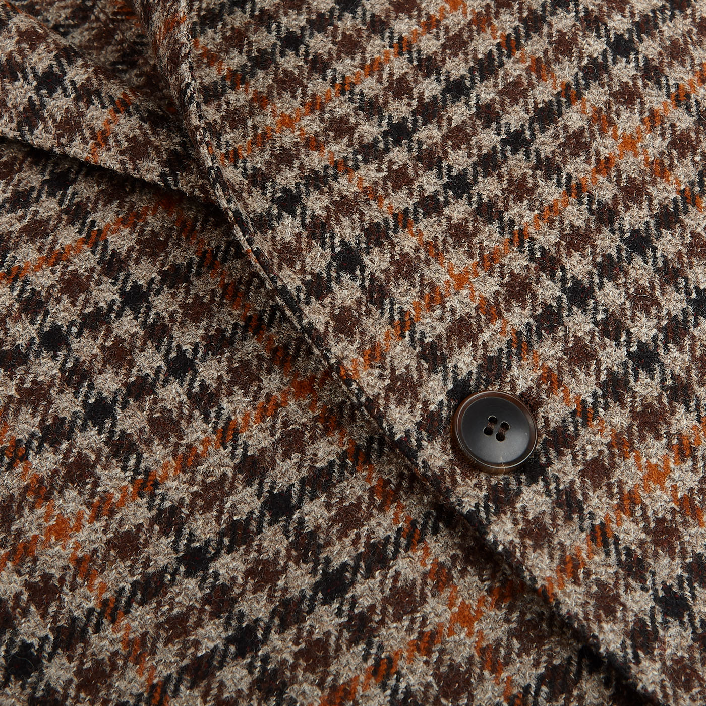 Tagliatore - Brown Checked Wool Cashmere Blazer | Baltzar