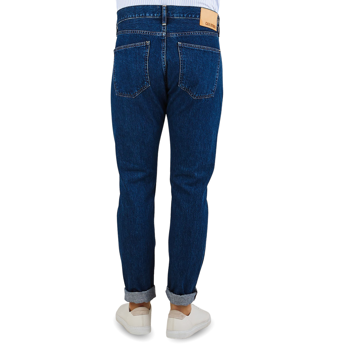 COF Studio - Dark Blue Candiani Selvedge Cotton M7 Jeans | Baltzar