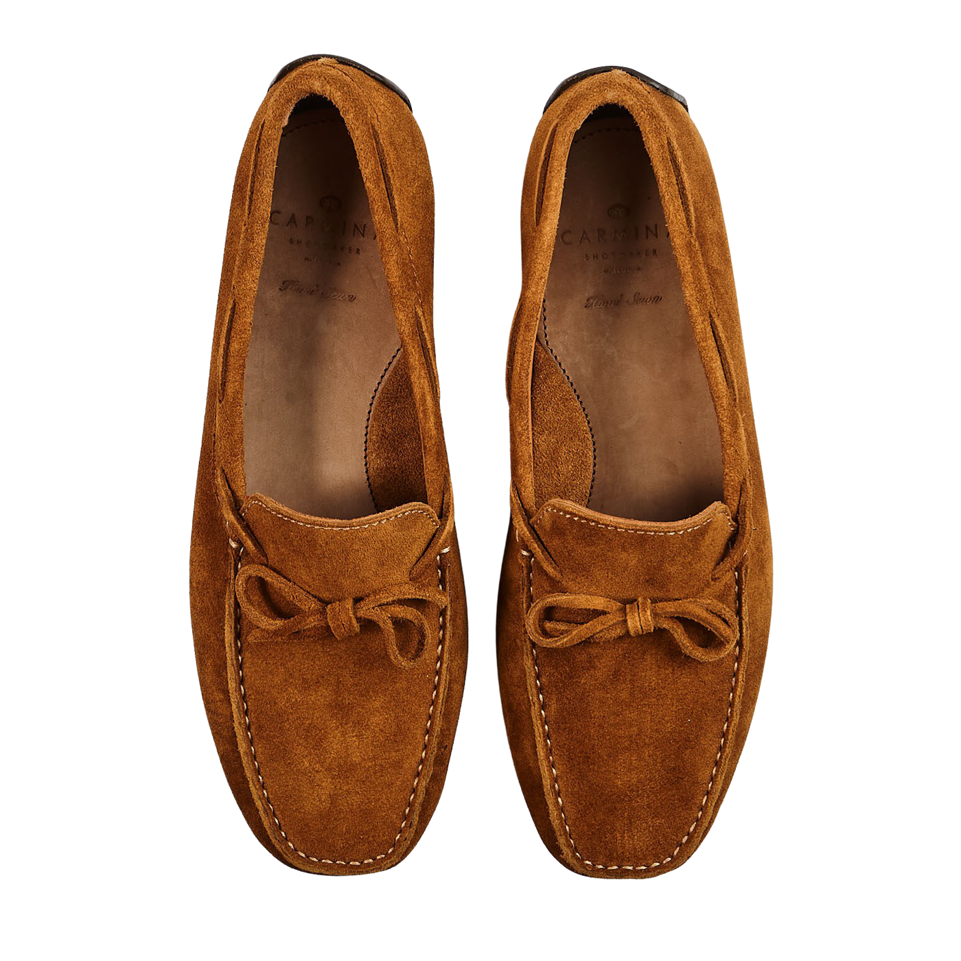 Carmina - Tobacco Suede Marivent Driving Loafers | Baltzar
