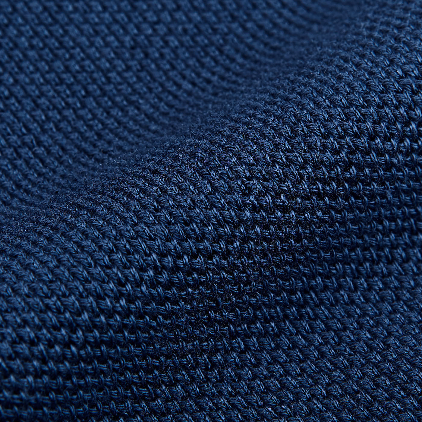 Fedeli Blue Zip Barleycorn Supima Cotton Cardigan Baltzar