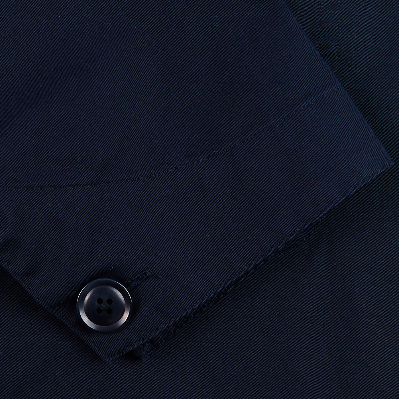 Ring Jacket - Navy Blue Cotton Linen Workman Shacket | Baltzar