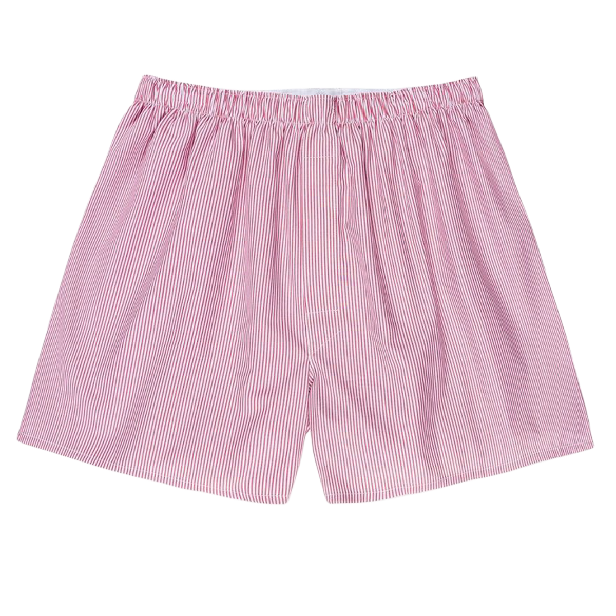 Sunspel - Red Stripe Cotton Poplin Boxer Shorts | Baltzar