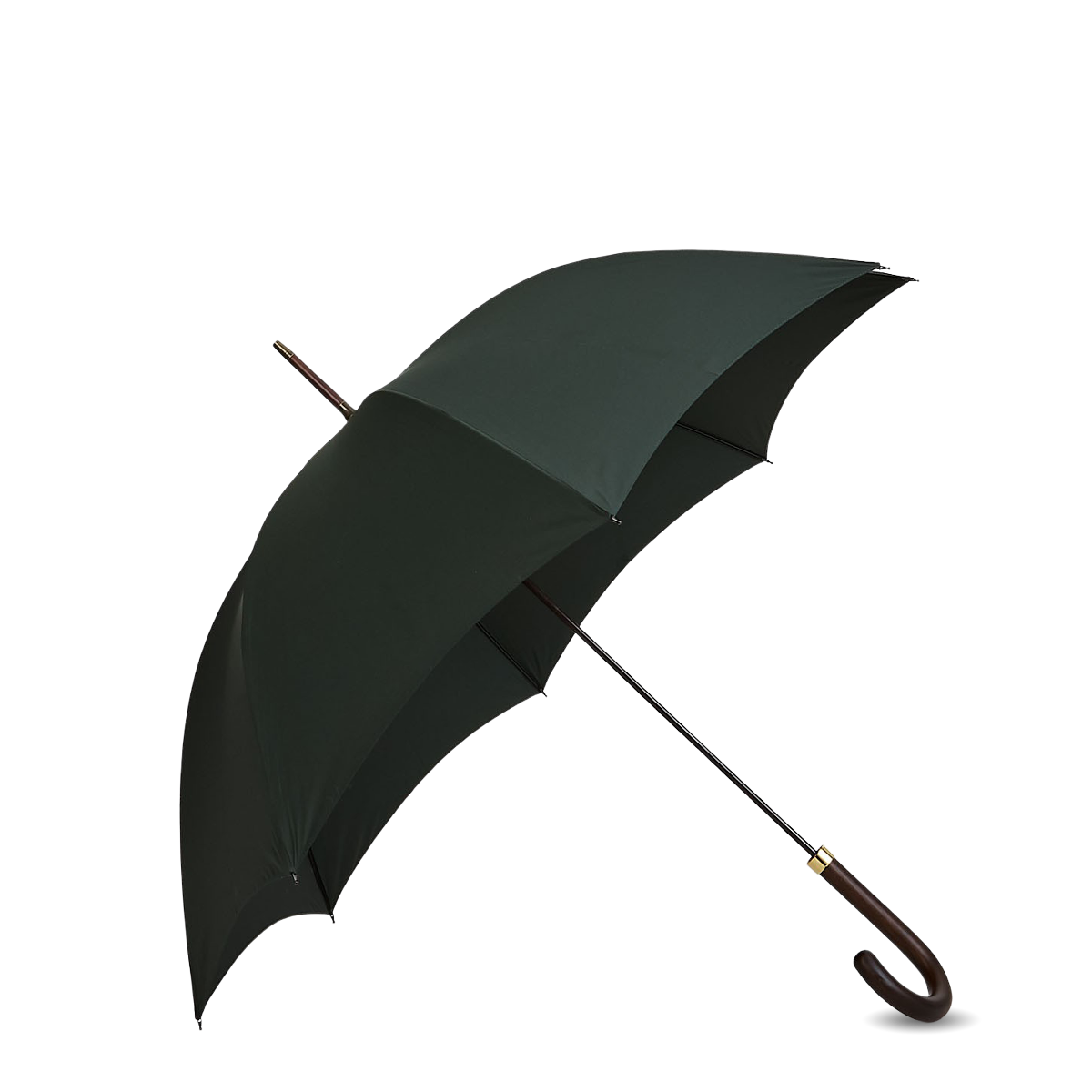 Fox Umbrellas Green Dark Hardwood Handle Umbrella Baltzar