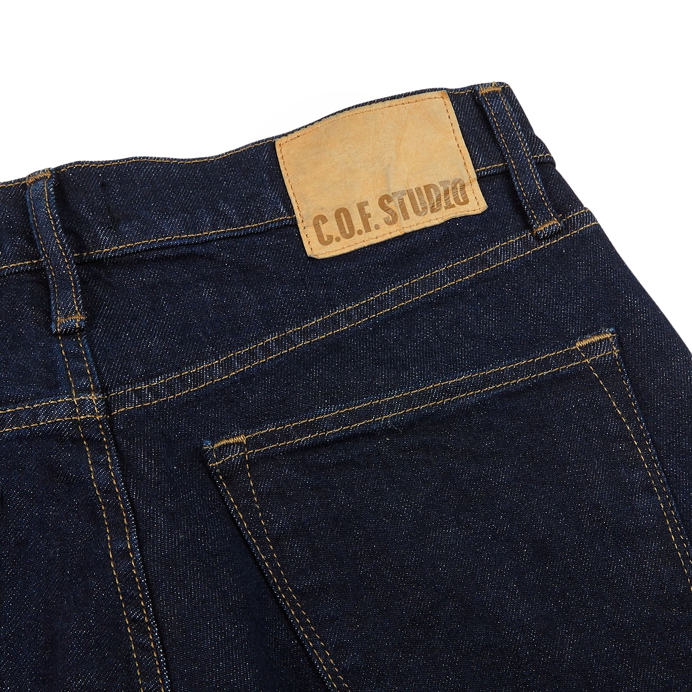 COF Studio - Blue Rinsed Organic Candiani Cotton M7 Jeans | Baltzar