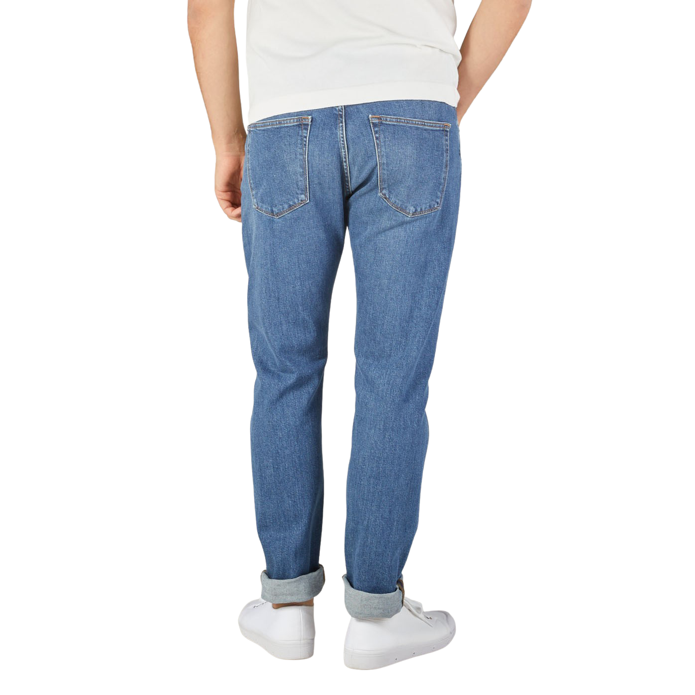 COF Studio - Mid Blue Organic Candiani Cotton M7 Jeans | Baltzar