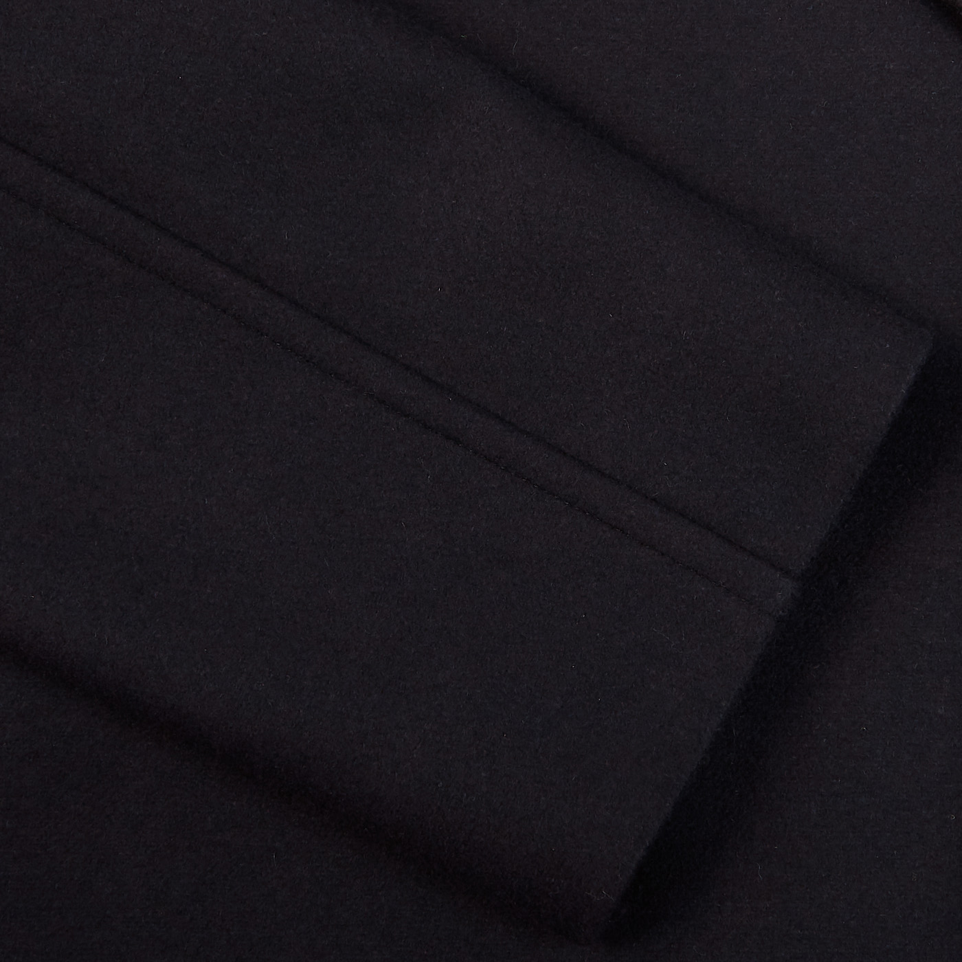 Gloverall - Navy Wool Cashmere Chesterfield Coat | Baltzar