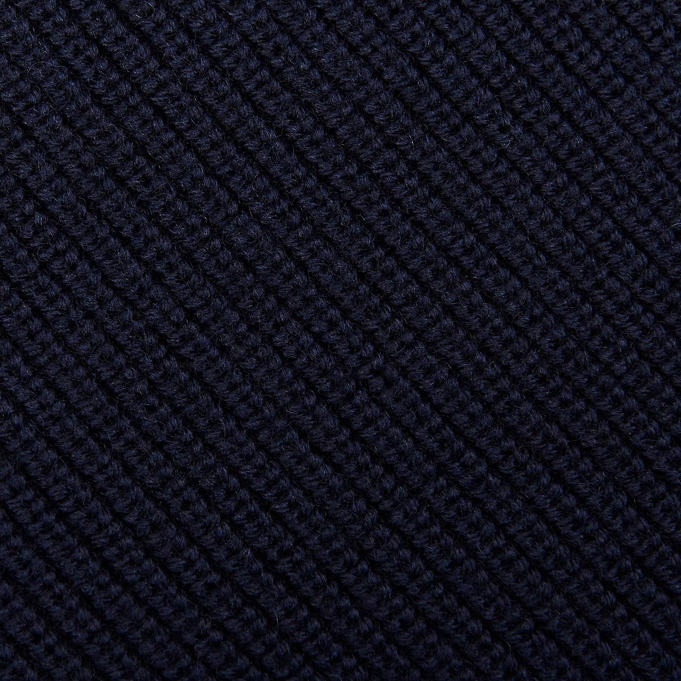 Gran Sasso - Navy Blue Knitted Virgin Wool Jacket | Baltzar