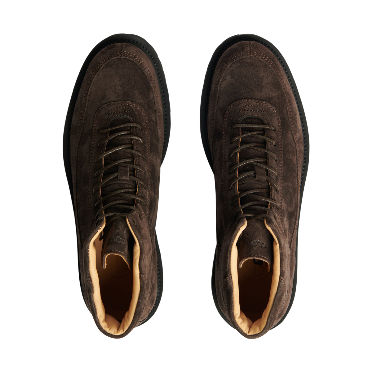 C.QP - Dark Brown Suede Sabulo Boots 